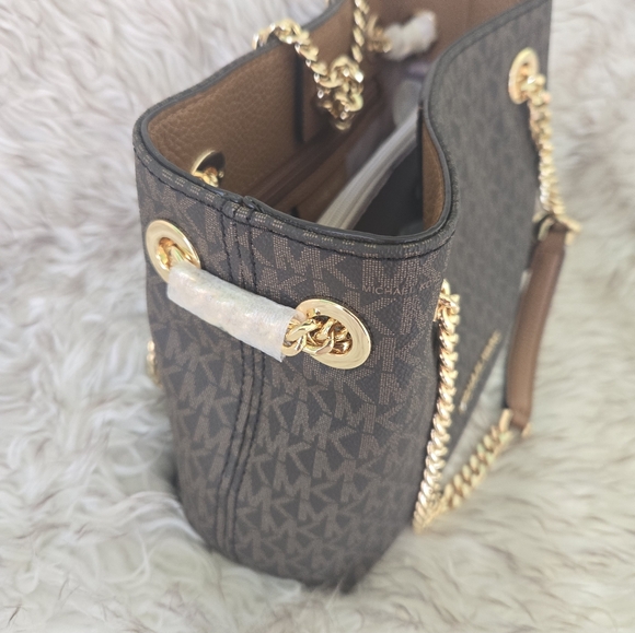 Michael Kors jet set chain messenger bag - Picture 3 of 6